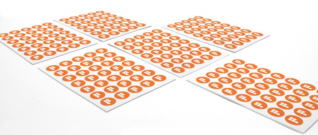 printed circular stickers