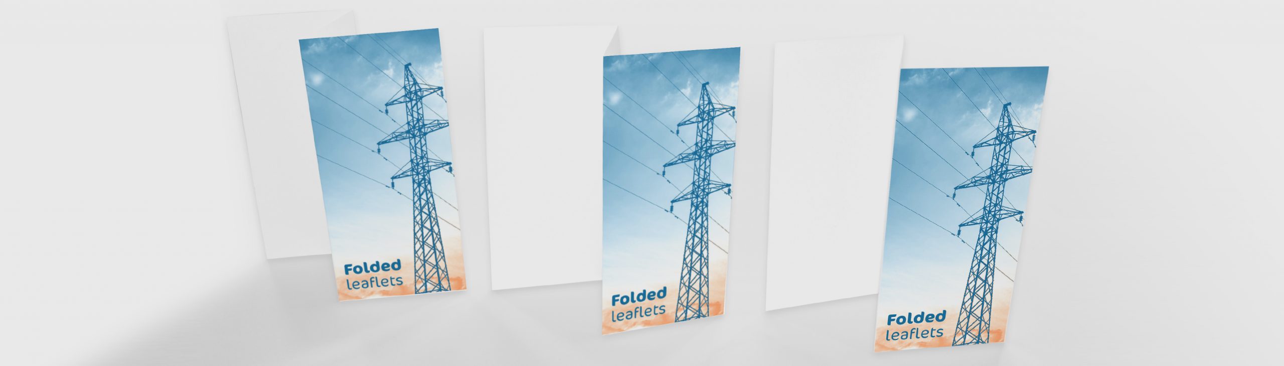 folded leaflets: printing service in sheffield